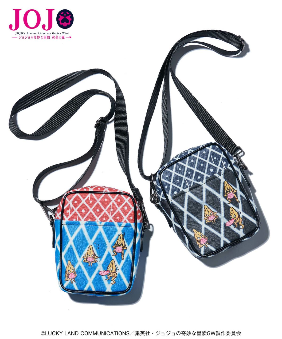 お取り寄せ商いもの glamb 瓦 合切袋 ユニ一発やる Guido Mista’s Stand Pouch/グイード・ミスタ 照明ランプ 合切袋 青碧 黒いこと GB0125/JJ11 ジョジョの妙ちきりんな乗り出す メンズ 服 ブランド名