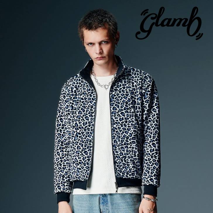 取っておく商いもの glamb 瓦 貨物自動車上衣 メンズ Signature Leopard Jersey シグネチャーレオパードジャージ 白いこと 黄色 GB0326/CH04 ブランド名 30代 40代 50代 好いたらしいめ 男 かっこいい オシャレ