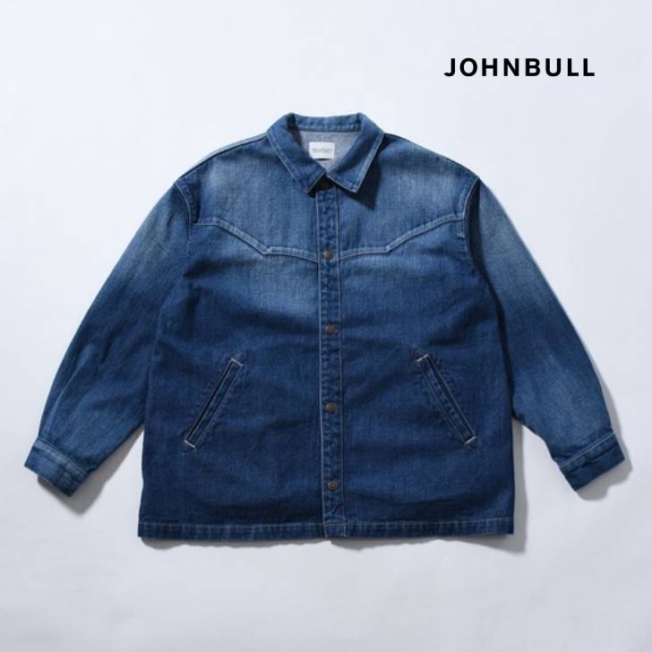 John bull デニムジャケット Johnbull(ジョンブル) 麻混紡デニムジャケット12427 12427