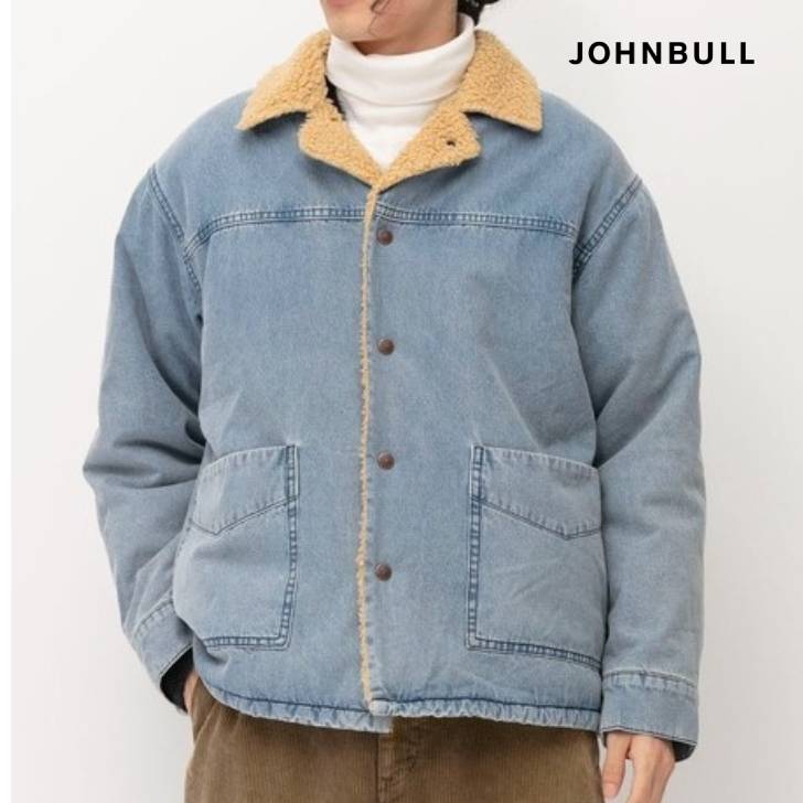 ジョンブル johnbull Johnbull ランチコート メンズ 8オンスインディゴランチコート 冬物ファッション インディゴ JM244L02