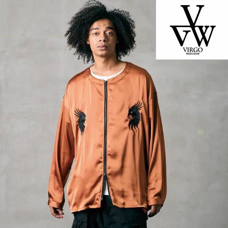 お取り寄せ商品 VIRGOwearworks ヴァルゴウェアワークス メンズ ジャケット PHOENIX SHADOW SHIRTS JKT スカーレット ネイビー ブラック VG-JKT-395