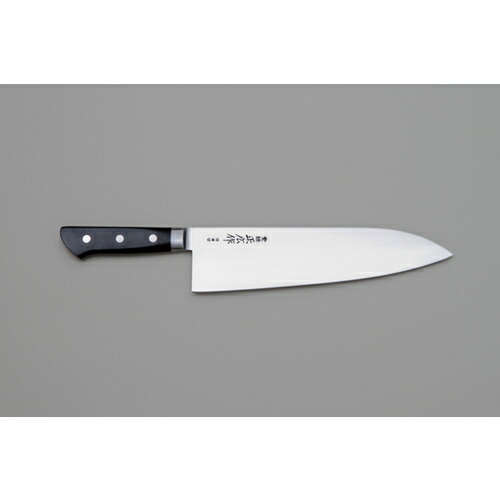 正広作 日本鋼口金付包丁 幅広冷凍 270mm 13046