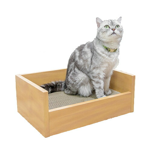 超人気売切れ必至！ドッグ／キャット　ベッド 楽天市場】HappyDays キャットベッド 本体 つめみがき付き