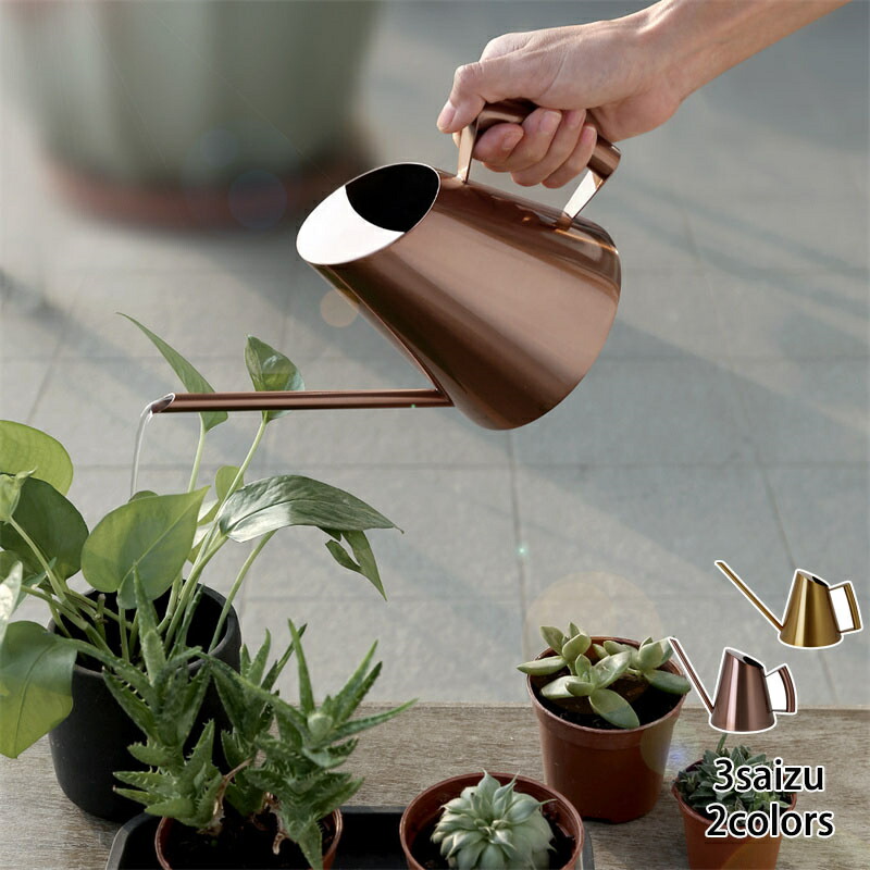 楽天市場】【送料無料】 銅製の如雨露（ジョウロ） 1．8リッター