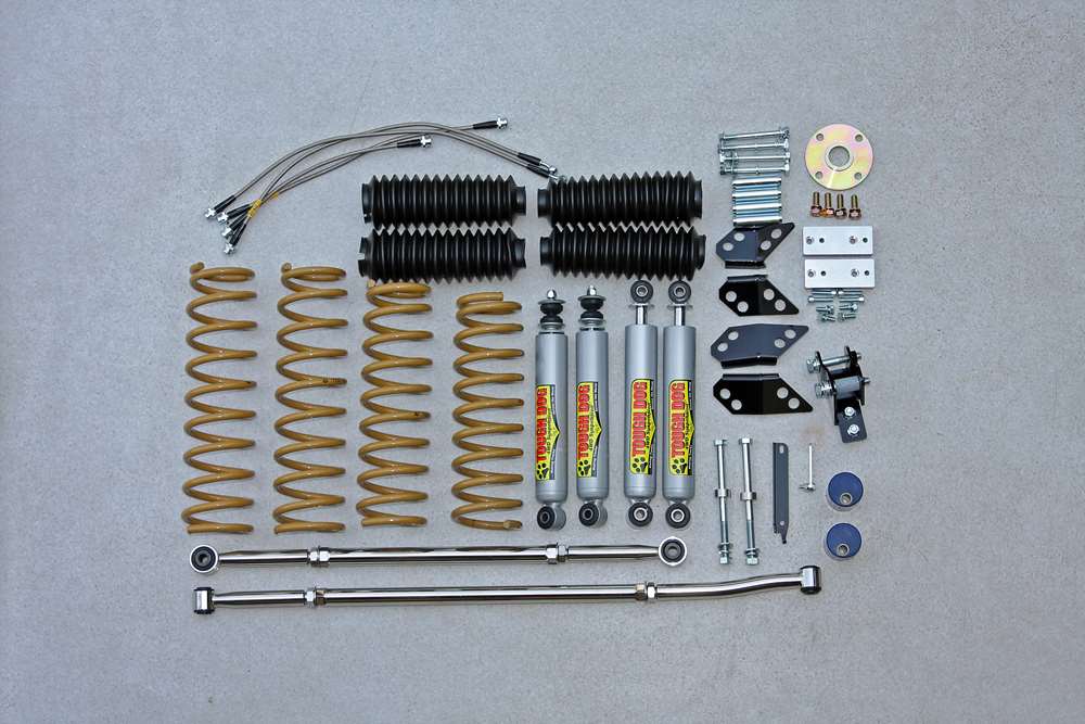 ジムニー JB64 JB74W タフドッグ 80mmアップ コイルスプリング オーストラリア製サスペンション！！ジムニーシエラ JB74W