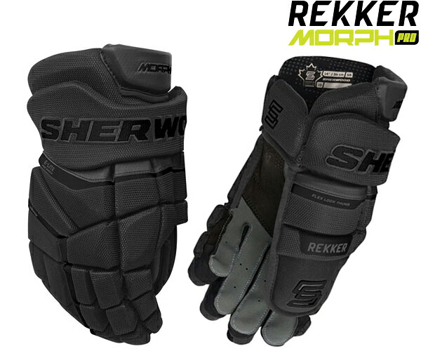 SHERWOOD/シャーウッド REKKER MORPH PRO シニア 【アイスホッケーグローブ】2025-2026｜ホッケー用品店　マスタースポーツ