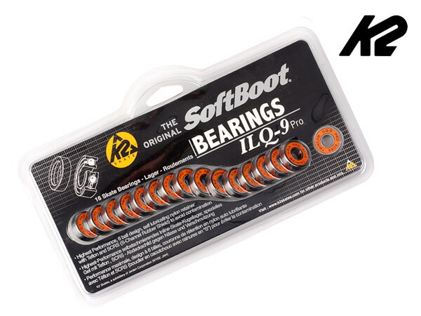 K2/ケーツー  ILQ9 Pro BEARING PACK※16個入り口・入口※《郵便受け投函》【インライン滑るベアリング】
