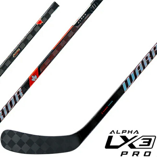 ♪NATIONS真似形♪ WARRIOR/ウォリアー  ALPHA LX3PRO GRIP  CANADA インター 【アイスホッケーワンピーススティック】 2025-2026