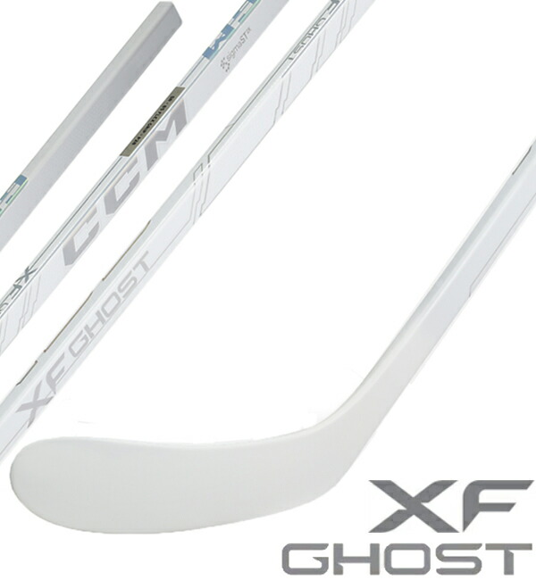 ♪ホワイトエディション♪ CCM/シーシーエム TACKS XF GHOST WHITE GRIP ジュニア 【アイスホッケーワンピーススティック】 2025-2026|ホッケー用品店 マスタースポーツ