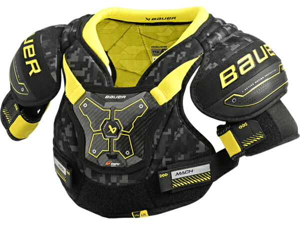 ※旧真似形※ BAUER/バウアー  S23 SUPREME MACH 若い者 ☆【アイスホッケー肩先】 2023-2024