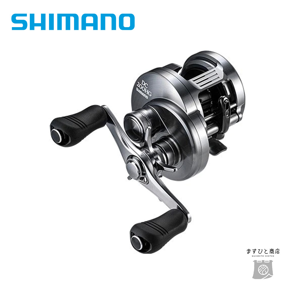 【程度良好】シマノ 19 カルカッタコンクエスト DC 200 200 カルカッタコンクエスト DC SHIMANO(シマノ) 自重260g ハンドル長