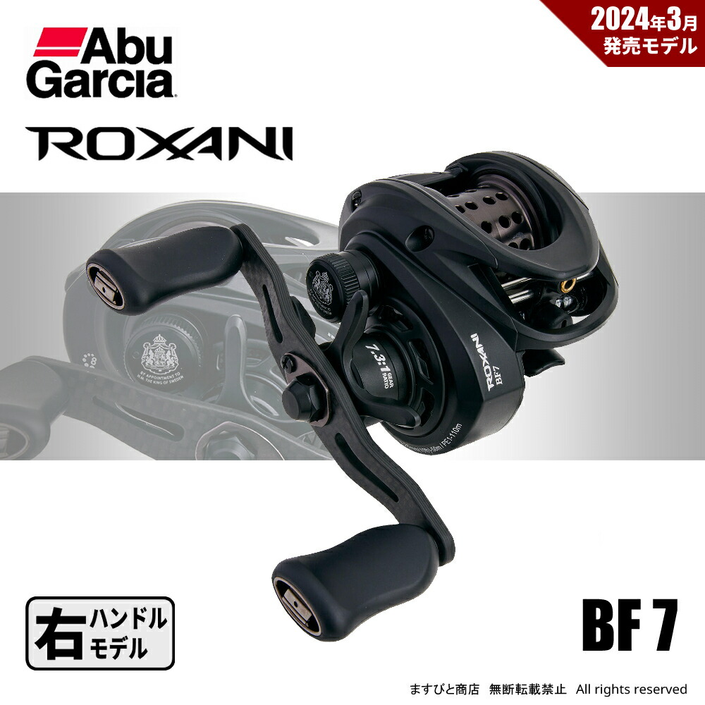 【美品】Abu GarcIa ROXANI BF7-L 7.3:1（左巻き） Abu Garcia Roxani BC BF7-L (Left Handle)