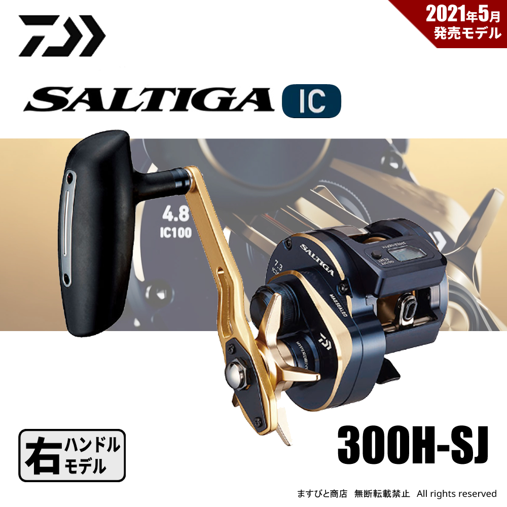 DAIWA - 【新品】ダイワ 21 ソルティガ IC 300Ｈ-SJ 右巻き DAIWA（釣り） ダイワ 21ソルティガ IC 300H-SJ カウンター付