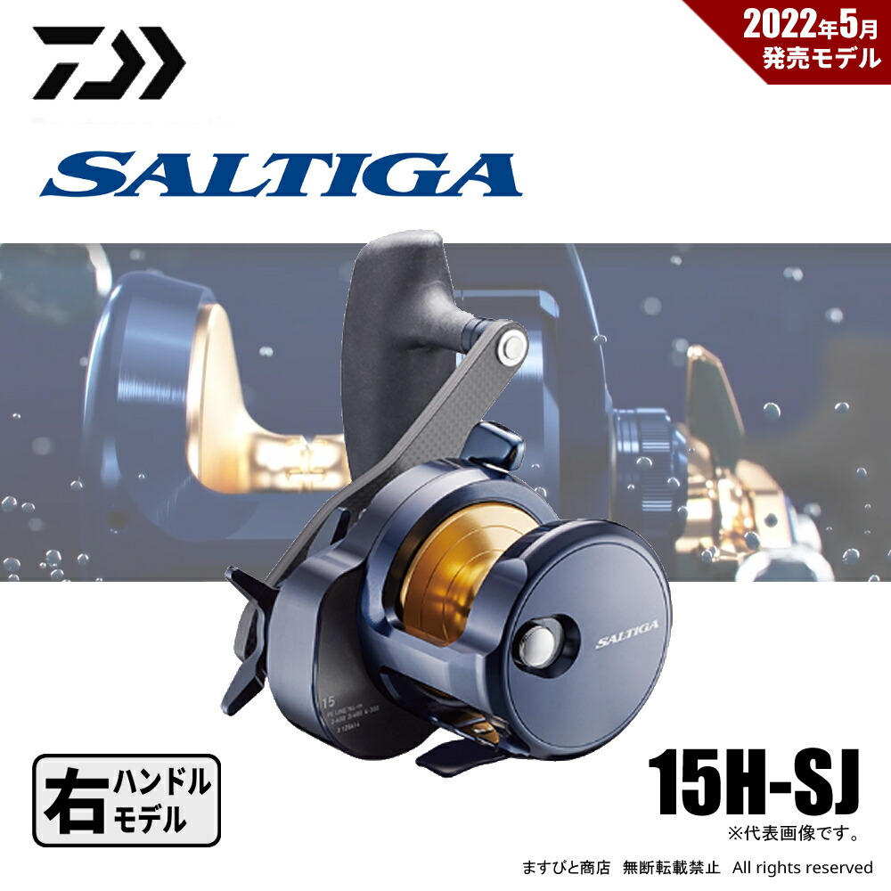 楽天市場】ダイワ [90] 22 ソルティガ 15H-SJ 右ハンドル (G1