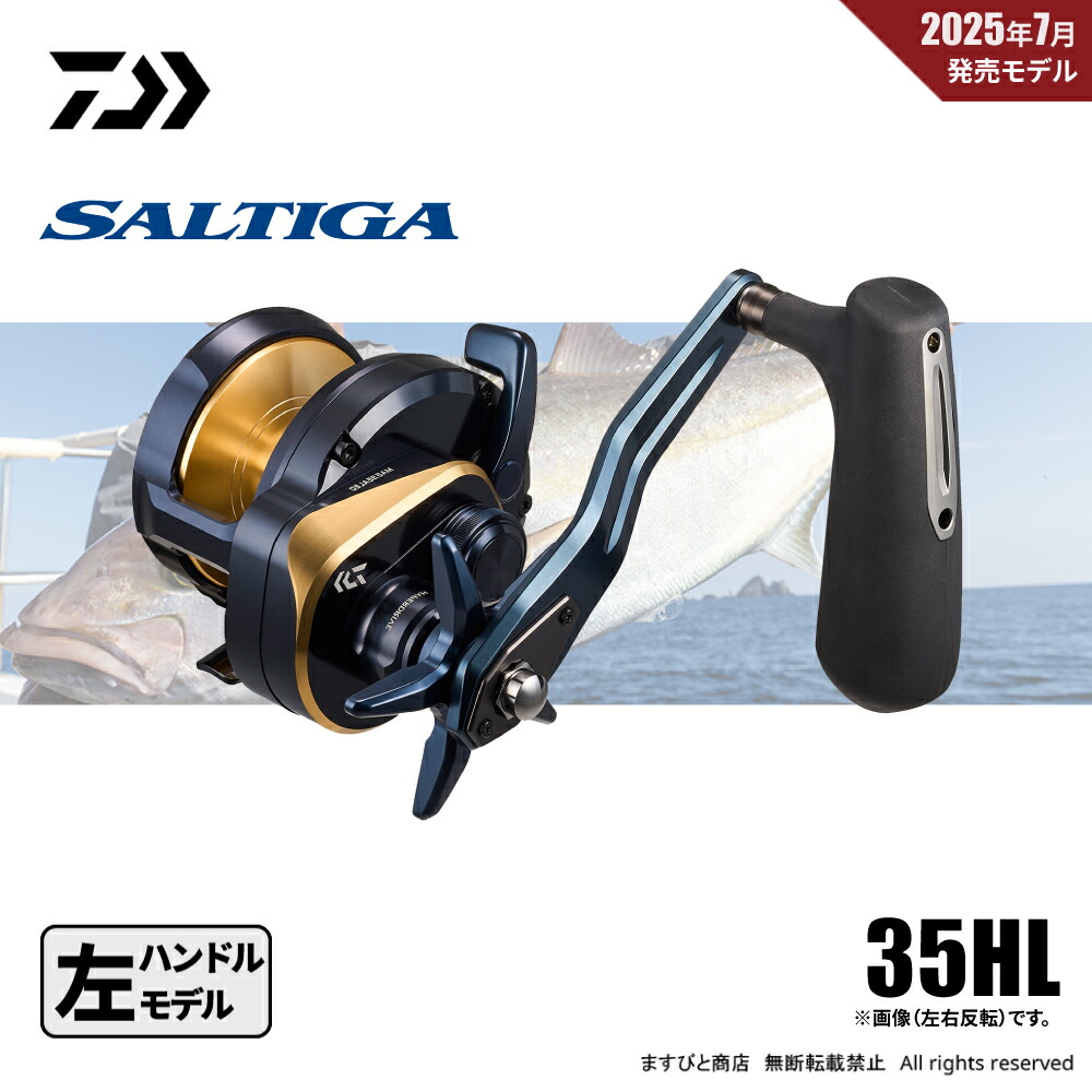 楽天市場】≪'25年7月新商品！≫ ダイワ '25 ソルティガ 35H(右