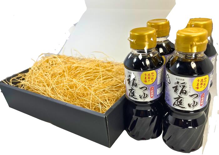 楽天市場】稲庭うどん つゆ稲庭つゆ300ml4本 ギフトBOX