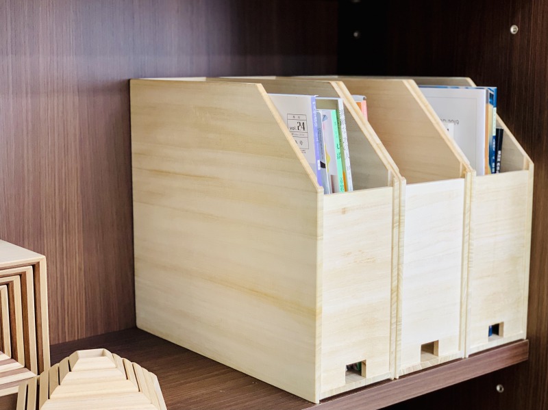 楽天市場】増田桐箱店 ファイルボックス ファイルスタンド a4 仕切り