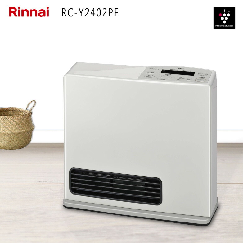 値下げ！Rinnai　ガスファンヒーター　LPガス 用　RC-M4002E 楽天市場】リンナイ ガスファンヒーター RC-M4002E-WH カラー