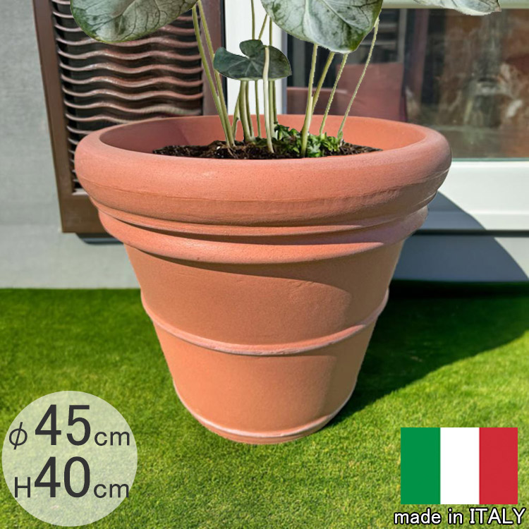 イタリア製プランター 楽天市場】イタリア製プランター ミニキューブ トープ 幅18cm 高