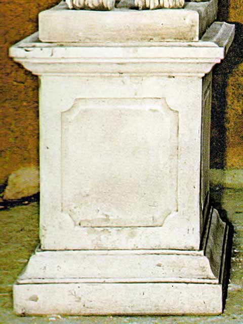 イタリア製石像 台座 ファルネーゼ 飾り台 コラム Art.749　PapiniAgostino｜マスキ