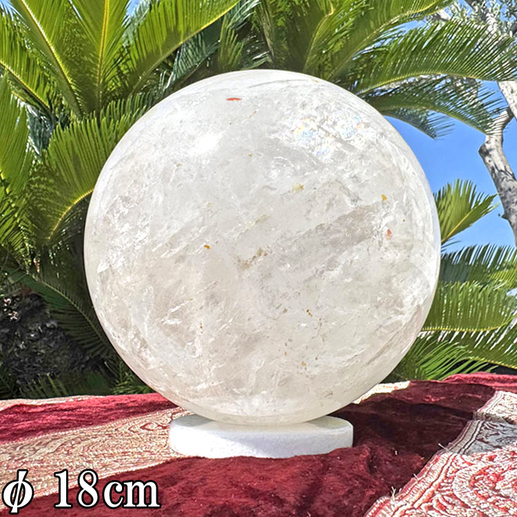 楽天市場】【送料無料】大きい81mmミリ丸玉 天然本水晶玉AA 高級品