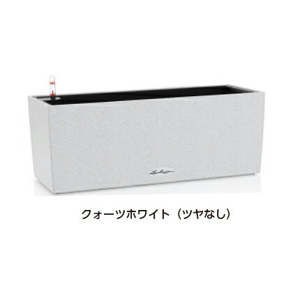 ドイツ製デザインプランター バルコネラ・ストーン 50 クォーツホワイト L50cm H19cm 底面灌水セット付 送料無料 軽量 植木鉢 レチューザ LE-7250 Balconera Stone Lechuza MADE IN GERMANY 観葉植物 プラスチック 軽い 長方形 フラワーポット 鉢カバー 鉢植え 屋外 おしゃれ｜マスキ 12,227円