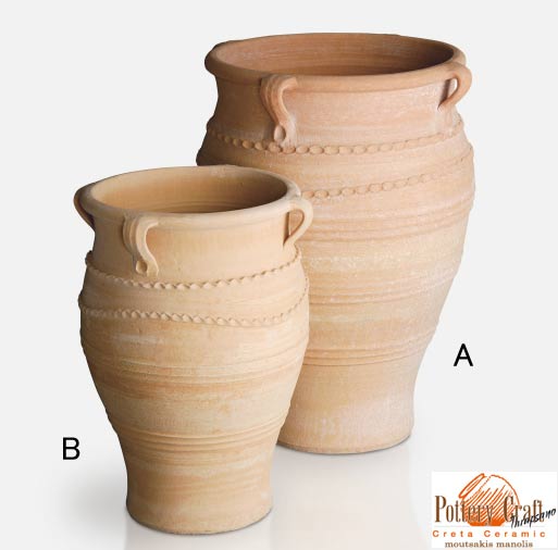 楽天市場】ディア A （直径60cm 高さ80cm） ギリシャ製 テラコッタ