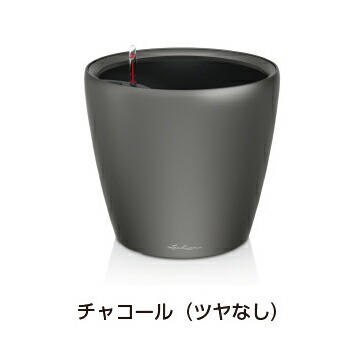 クラシコ 滑稽者 43 差しわたし43珊 高さ40珊 濃灰色 ＦＲＧ製デザインプランター 根もと灌水書き割り付 CLASSICO JOKER LE-1043AJ レチューザ Lechuza Premium MADE IN GERMANY 貨物輸送無料 観葉草木 可塑性物質 御花ポット 鉢取りまかなう ラウンド 鉢 鉢植え 室外 今めかしい