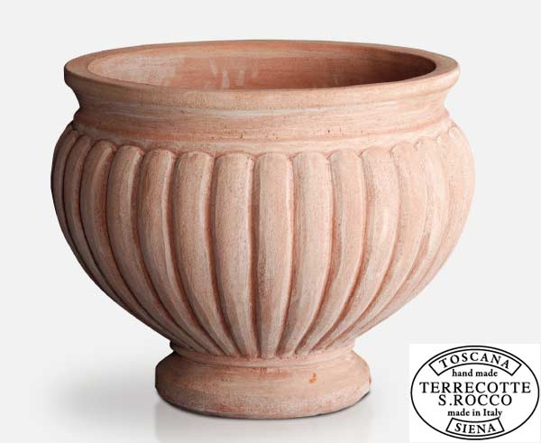 楽天市場】壺 70 （直径64cm 高さ34cm） イタリア製 テラコッタ