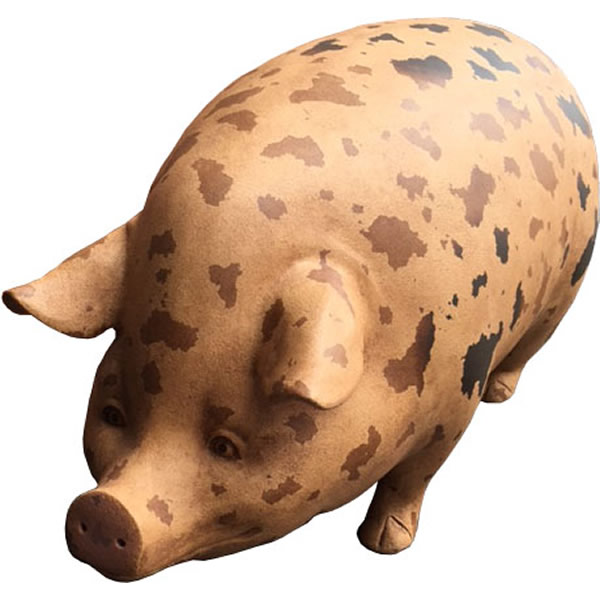 リアルな子豚ちゃん　オブジェ 樹脂 fr120074-5.jpg