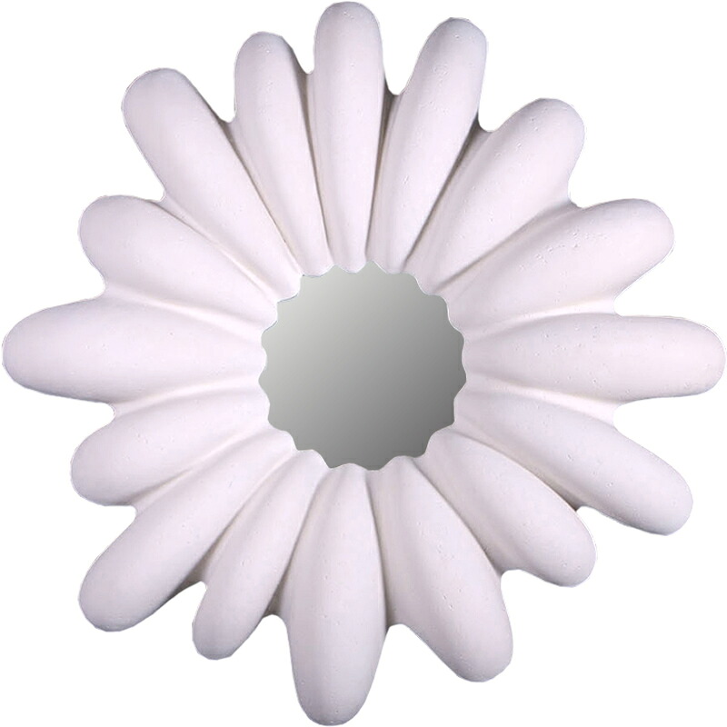 FRP（繊維強化プラスチック）オブジェ 白い珊瑚の鏡ミラー壁掛け Giant Clam Mirror 壁面 オーナメント 置物 フィギュア 壁付け インテリア 実物大 リアル サンゴ 大きい 水族館 屋外 動物園 店舗 室内 カフェ 喫茶店 レストラン 飲食店 ディスプレイ fr240005