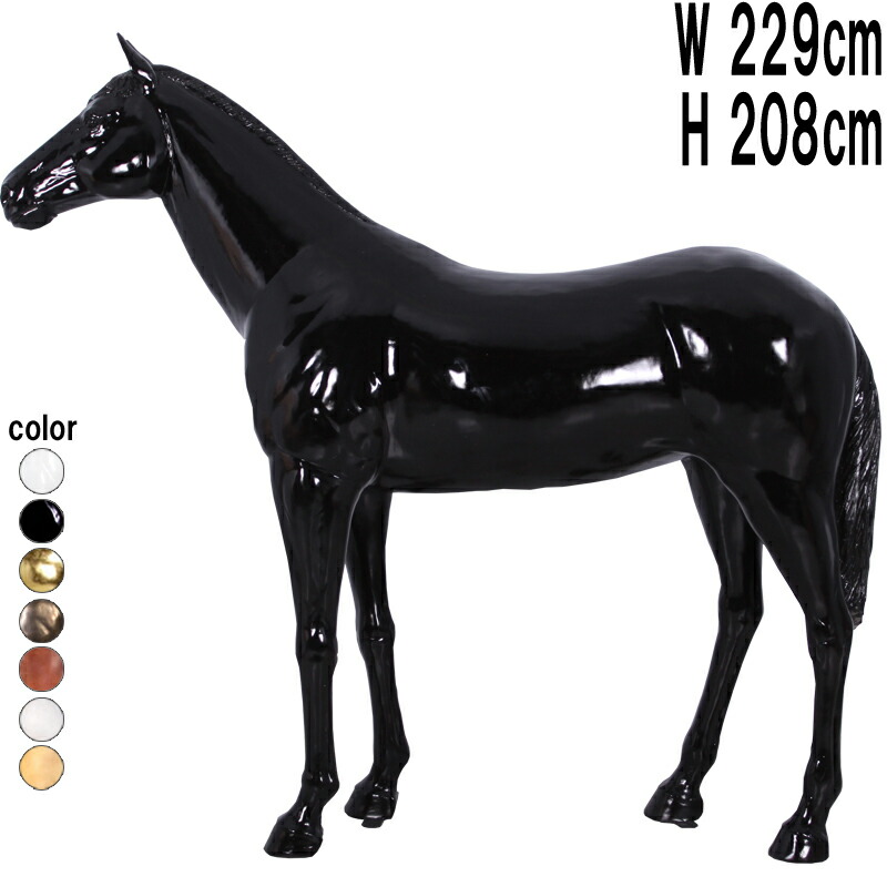 楽天市場】FRPアニマルオブジェ 馬の頭部・台付き【即納可】置物