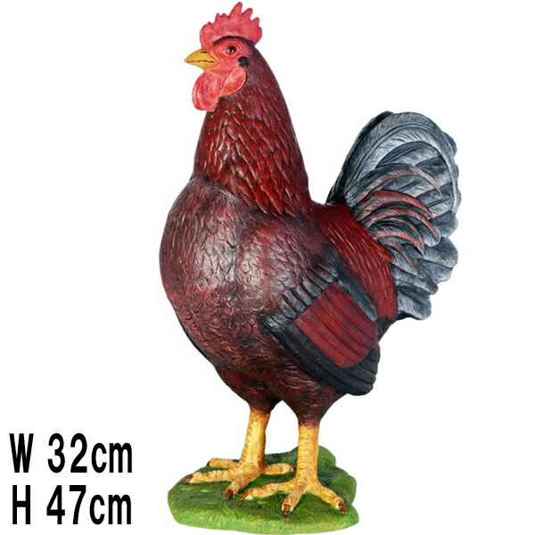 特大！/鳥/雄鶏/置物/オブジェ/大きい/木彫り/店舗/インテリア/MQZ400 特大！/鳥/雄鶏/置物/オブジェ/大きい/木彫り/店舗/インテリア