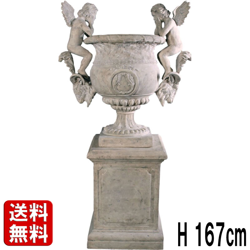 楽天市場】縦溝の円柱 ローマストーン仕上げ H110cm ラウンド 丸柱