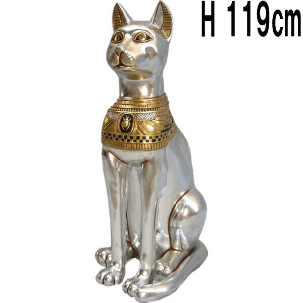 猫の吉祥天（120珊) 古代 エジプト・アラブ共和国 神  馬鹿でかい オブジェ 大層らしい ねこ 猫 かざり付ける 飾りつけ 部屋の入り口 室内装飾 飾りつけ 毛の荒物 特大 図形 写実的 等身大 実物大 毛の荒物 像 大型 見せびらかす 出来事 バス発着場 貼り出し 今めかしい 映え 映し絵斑点模様 メタリック ゴールド 基礎 frAFCA4