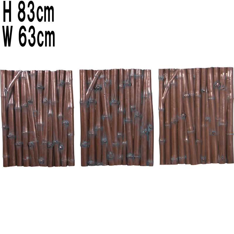 飾りもの芸術・竹林・ブロンズ仕上 Bamboo Wall Plaques 強化因子可塑性物質（FRP） 芸術オブジェ 壁面 見せびらかす 83cm×63糎 ダイアログボックス バス発着場 室内 ウォール かざり付ける バンブー 室内装飾 飾りもの 脂製 高甚だしい でき事 見せびらかす fr150116