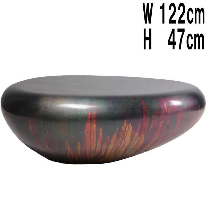 さざれ石風速見表 Pebble Coffee Table FRP工芸オブジェ H47珊 W122珊 室内装飾 珈琲速見表 今めかしい 御前上等 晴れ晴れしい 調度品 机 飾りつけ 遣っ付ける品 リビング 飾りつけ台 基礎 バス発着場 かざり付ける 出来事 見せびらかす 運動場 fr190026