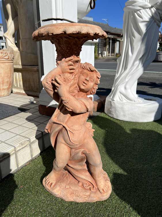 楽天市場】イタリア製 人造石 ガーデンオーナメント フルーツ飾り 展示
