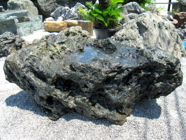 楽天市場】北海道夕張 夕張石 ni013 庭石伝統的な庭園もモダンなお庭に