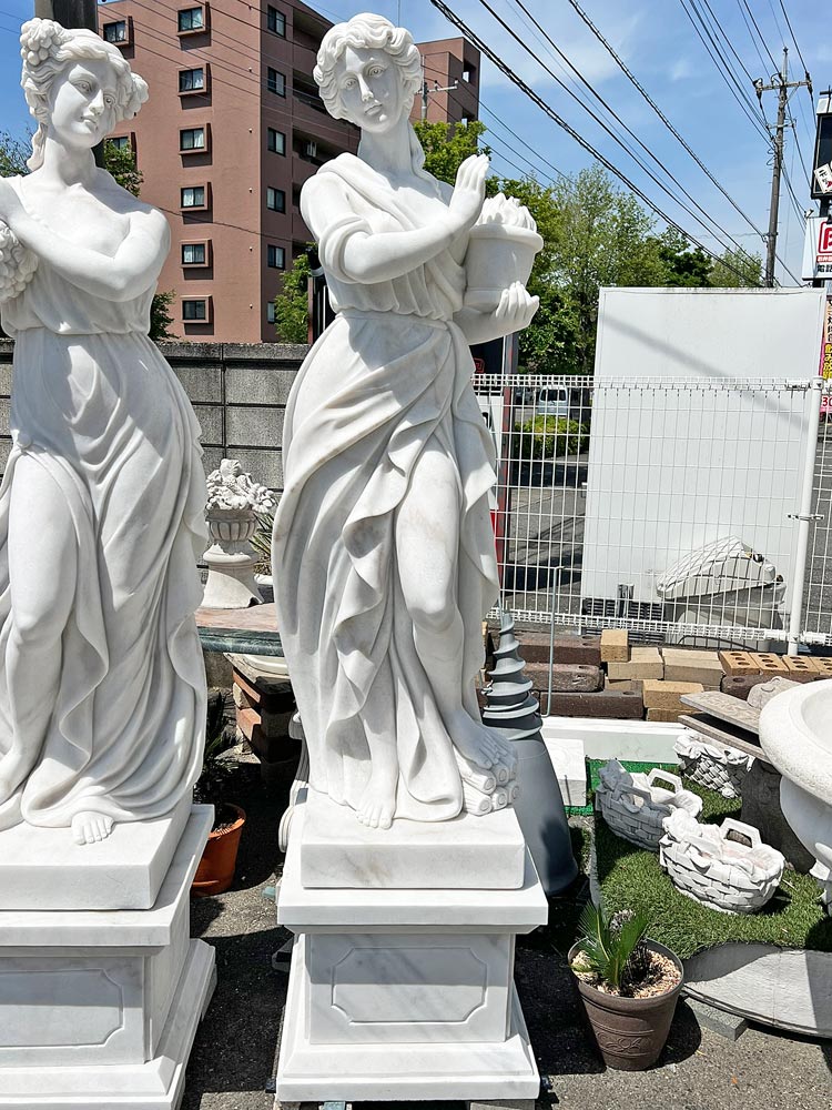 楽天市場】天然大理石彫刻 もてなしのヴィーナス ペア 全高約
