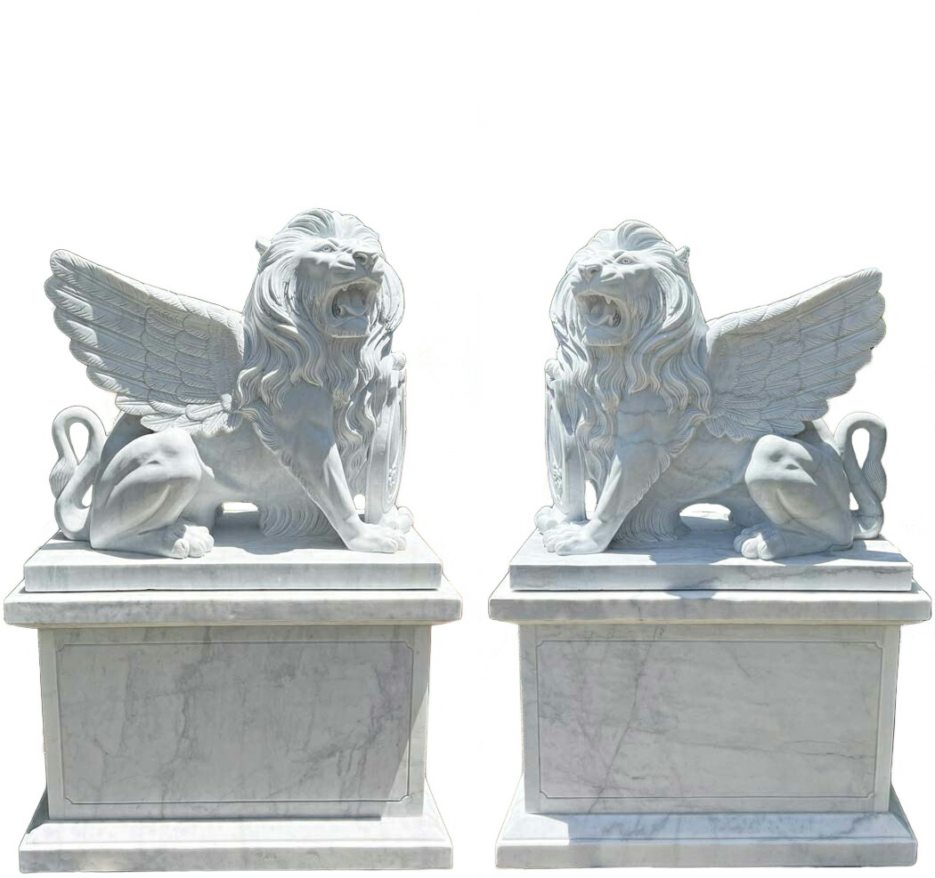 楽天市場】シンガの石像 天然石パラスストーン 40cm 石彫り彫刻 シンガ