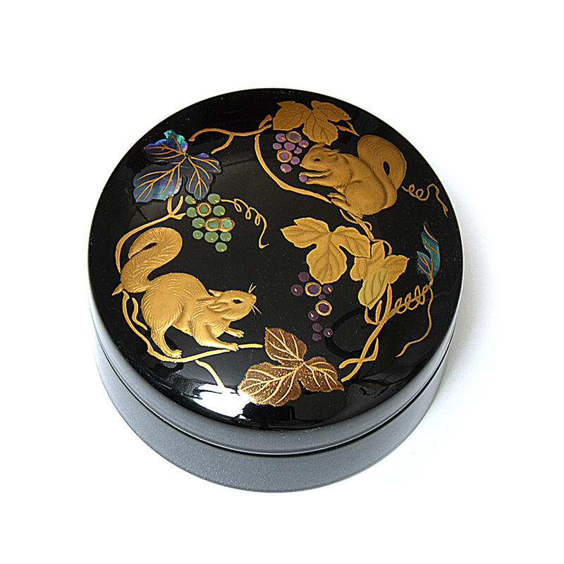 Y1056-5 福田芳朗作 朝顔 紅梅香合 共箱　ち Amazon.co.jp: Y1056-5 福田芳朗作 朝顔 紅梅香合 共箱 ち