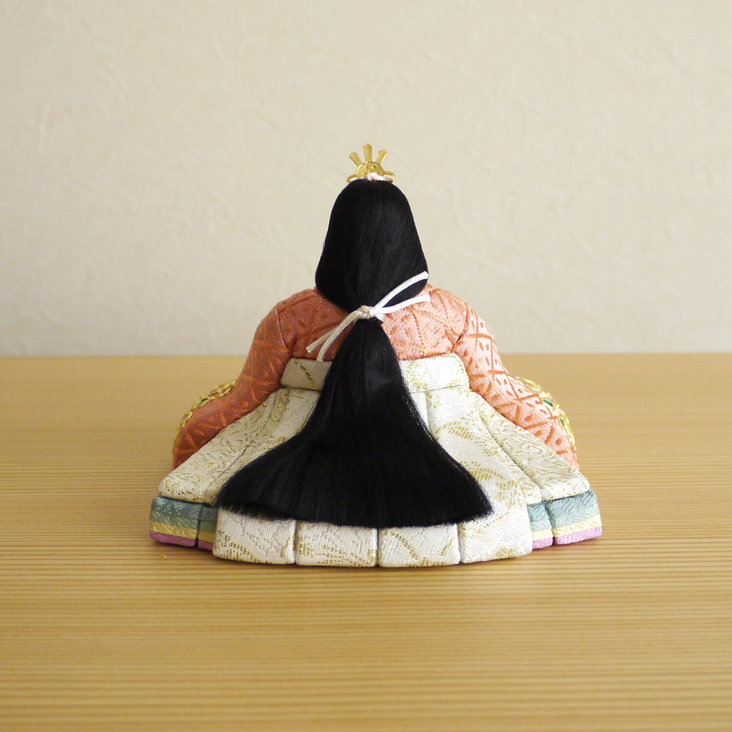 伝統的工芸品 三世 金林真多呂作 雛人形 金彩箔押さくら お雛様 国産 