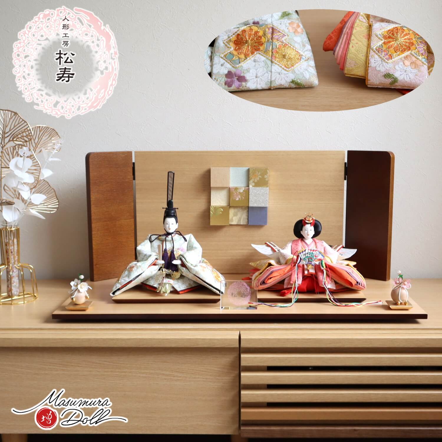 【真作】掛軸　雅寿銘　おひな様　逸品　共箱入　O148 dr6yv78onuyy88y.jpg