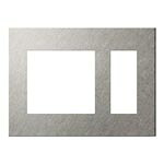 パナソニック(Panasonic) EXTRA(エクストラ)メタル コンセントプレート2連接穴+3コ用(シルバー) WNS9653S|増高電機株式会社