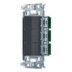 パナソニック(Panasonic) SO-STYLE(ソー・スタイル)スイッチ・取付枠セット品 (パイロットスイッチC 4A×3) WNSS51777H (マッドグレー)
