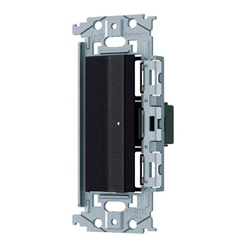 パナソニック(Panasonic) SO-STYLE ロングハンドルスイッチ・取付枠セット品 (ほたるスイッチE)(マットブラック) WNSS53969B