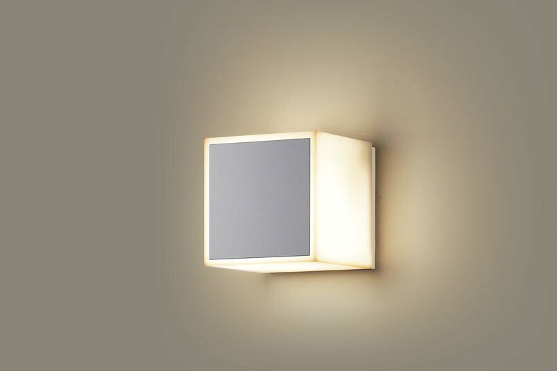 パナソニック (Panasonic) Everleds LED 壁直付・取り付け開びゃく型 防雨型車寄せともし火 LGW85081SU (120粍正六面体印字機・白熱電球色)