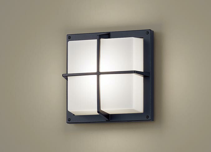 パナソニック(Panasonic) 天井直付型・壁直付型 LEDランプ交換型 ポーチライト LGW85238B (LEDフラットランプ(φ70)別売・GX53-1)
