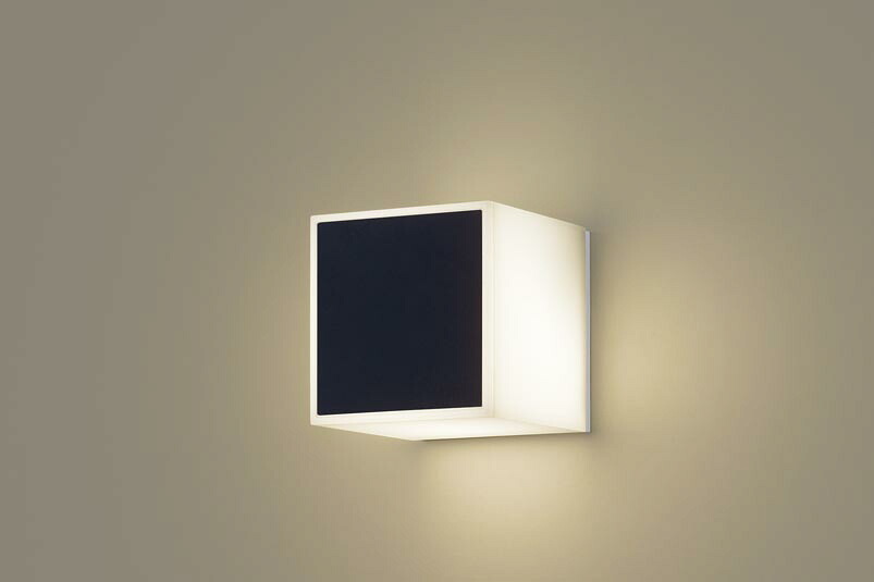 パナソニック (Panasonic) Everleds LED 壁直付・据置取付型 防雨型ポーチライト LGW85281BZ (145mmキューブタイプ・電球色)